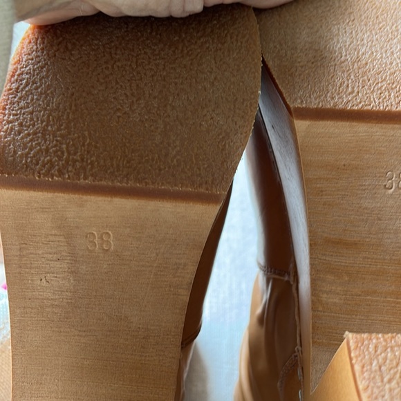 Swedish Hasbeens NWT Wrinkled Pull On Camel Boot Super Fun Great Style ❤️🌈 - Picture 13 of 14